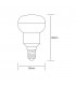 R50 E14 230V 2.5W Warm White 3000K 200lm (1, 1) - 2