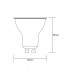 LED GU10 Dimmable 230V 6W Warmwhite SCOB 36 deg. Color-Box 350lm - 2