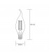 LED Candle Tip E14 230V 4W 2200K Colour-Box (Gold) (1, 1) - 2