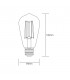 LED Rustica Tradition Tip, M E27 230V 4W 2200K, 330lm, Amber - 2