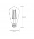 LED Rustica Tradition Tip, M E27 230V 6.5W 2200K, 630lm, Amber - 2