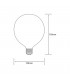 LED Globe D120 E27 230V 8W Warm White 2700K Colour-Box (Frosted) (1, 1) - 2