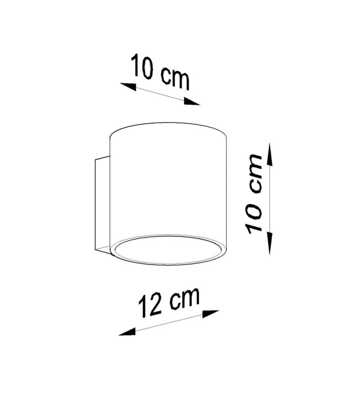 Orbis Up & Down Wall Lamp Beige 1x G9-11