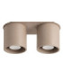Orbis Twin Surface Mounted Downlight Taupe 2x GU10-1