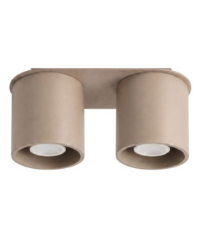 Orbis Twin Surface Mounted Downlight Taupe 2x GU10-1