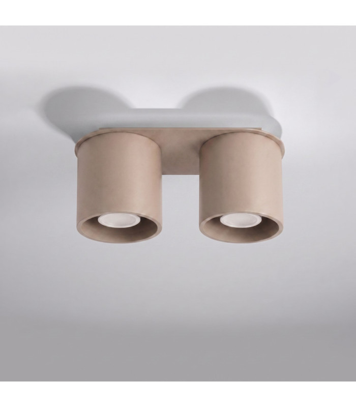 Orbis Twin Surface Mounted Downlight Taupe 2x GU10-3
