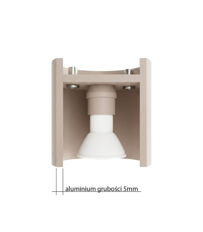 Orbis Twin Surface Mounted Downlight Taupe 2x GU10-5