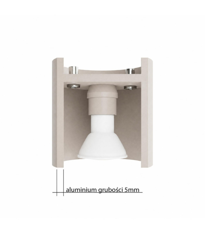 Orbis Up & Down Wall Lamp Taupe 1x G9-10