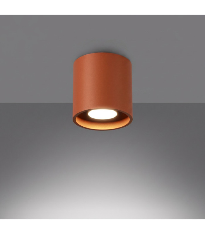 Orbis Surface Mounted Downlight Red Ochre 1x GU10-4