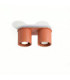 Orbis Twin Surface Mounted Downlight Red Ochre 2x GU10-3
