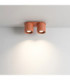 Orbis Twin Surface Mounted Downlight Red Ochre 2x GU10-4