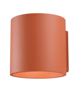 Orbis Up & Down Wall Lamp Red Ochre 1x G9-1