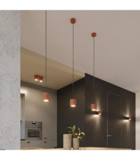 Orbis Up & Down Wall Lamp Red Ochre 1x G9-2
