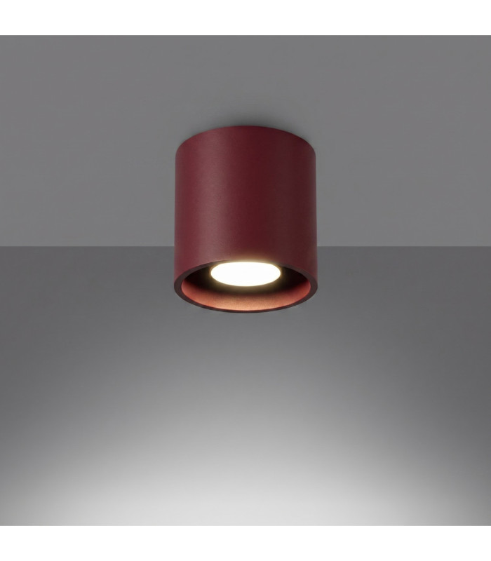 Orbis Surface Mounted Downlight Burgundy 1x GU10-4