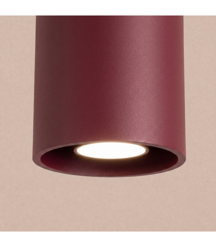 Orbis Surface Mounted Downlight Burgundy 1x GU10-7