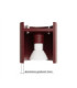 Orbis Surface Mounted Downlight Burgundy 1x GU10-10