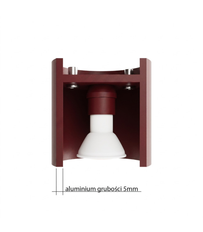 Orbis Surface Mounted Downlight Burgundy 1x GU10-10