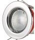 Fixed Fire Rated Recessed Downlight, Polished Chrome, GU10, IP20 - 10