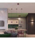 Orbis Twin Surface Mounted Downlight Burgundy 2x GU10-8