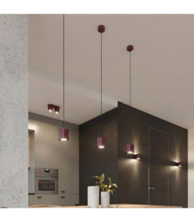 Orbis Up & Down Wall Lamp Burgundy 1x G9-2