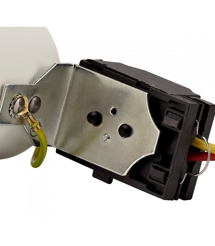 Fixed Fire Rated Recessed Downlight, Polished Chrome, GU10, IP20 - 11
