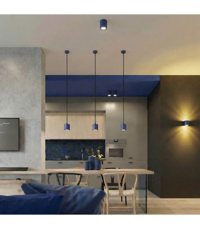 Orbis Twin Surface Mounted Downlight Ultramarine 2x GU10-8