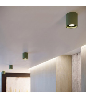 Orbis Surface Mounted Downlight Olive Green 1x GU10-2