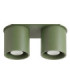 Orbis Twin Surface Mounted Downlight Olive Green 2x GU10-1