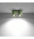 Orbis Twin Surface Mounted Downlight Olive Green 2x GU10-4