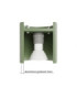 Orbis Twin Surface Mounted Downlight Olive Green 2x GU10-5