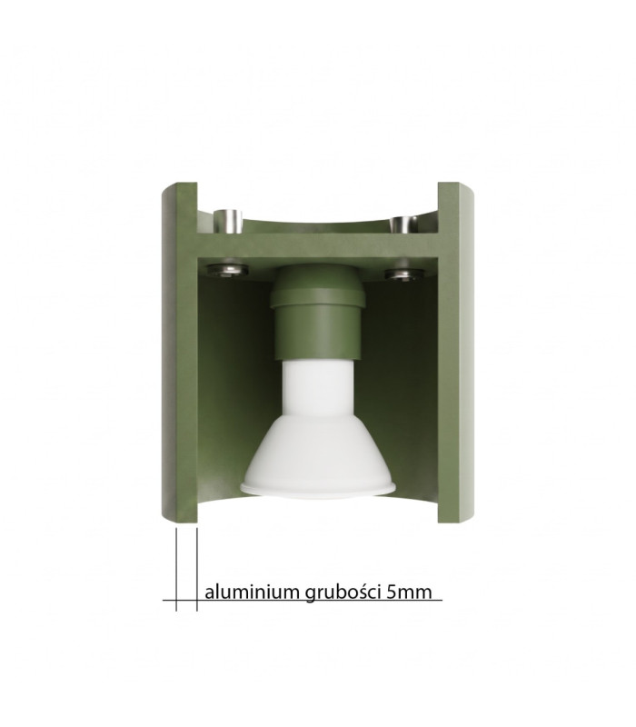 Orbis Up & Down Wall Lamp Olive Green 1x G9-10