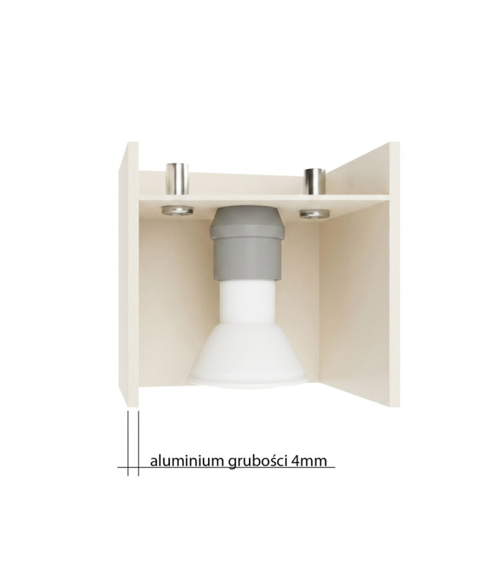 Quad Surface Mounted Downlight Beige 1x GU10-10