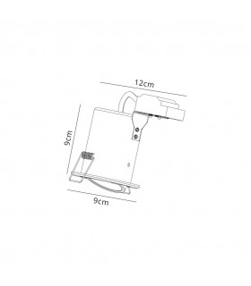 Adjustable Fire Rated Recessed Downlight, White, GU10, IP20 - 2