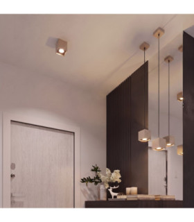 Quad Surface Mounted Downlight Taupe 1x GU10-2