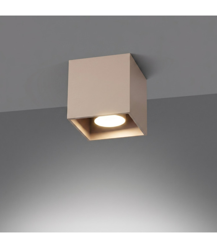 Quad Surface Mounted Downlight Taupe 1x GU10-4