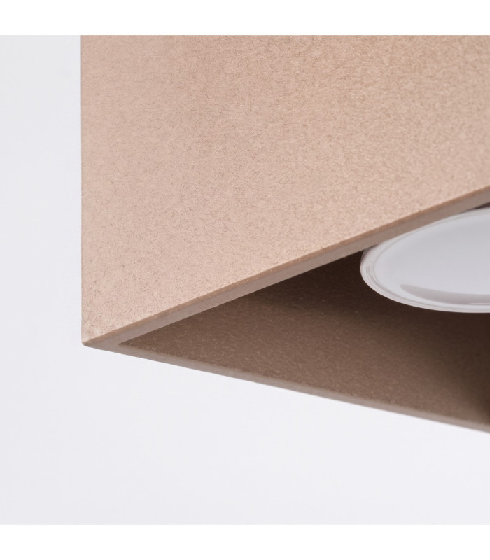Quad Surface Mounted Downlight Taupe 1x GU10-5