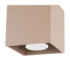Quad Surface Mounted Downlight Taupe 1x GU10-6