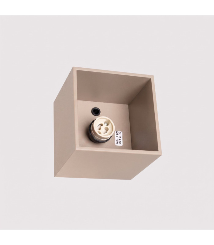 Quad Surface Mounted Downlight Taupe 1x GU10-8