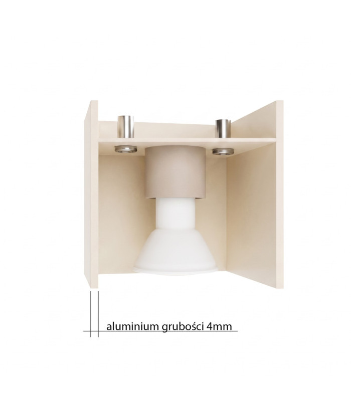 Quad Up & Down Wall Lamp Taupe 1x G9-10