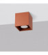 Quad Surface Mounted Downlight Red Ochre 1x GU10-3