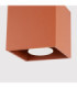 Quad Surface Mounted Downlight Red Ochre 1x GU10-6