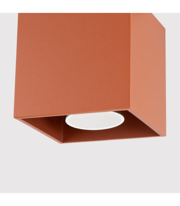 Quad Surface Mounted Downlight Red Ochre 1x GU10-6