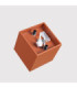Quad Surface Mounted Downlight Red Ochre 1x GU10-9