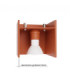 Quad Surface Mounted Downlight Red Ochre 1x GU10-10
