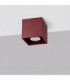 Quad Surface Mounted Downlight Burgundy 1x GU10-3