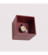 Quad Surface Mounted Downlight Burgundy 1x GU10-8