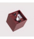 Quad Surface Mounted Downlight Burgundy 1x GU10-9