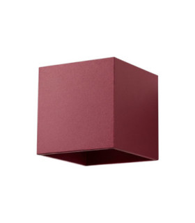 Quad Up & Down Wall Lamp Burgundy 1x G9-1