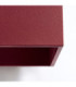 Quad Up & Down Wall Lamp Burgundy 1x G9-5