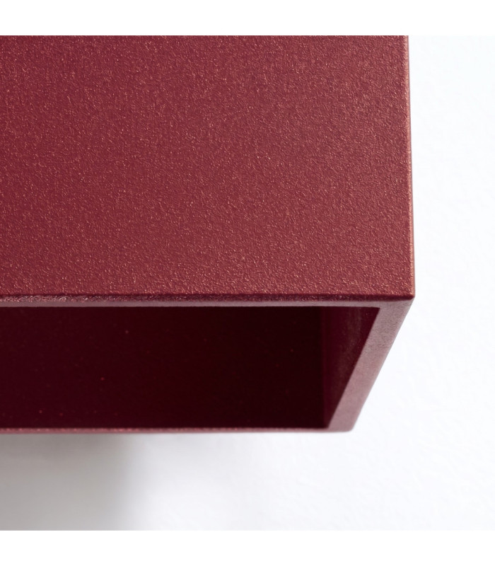 Quad Up & Down Wall Lamp Burgundy 1x G9-5
